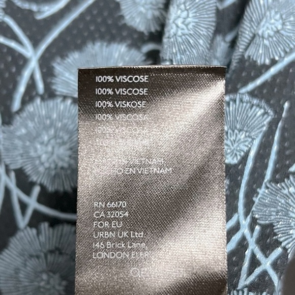 Anthropologie Maeve Collette Floral Motif Balloon Sleeve Peasant Blouse - Picture 15 of 16